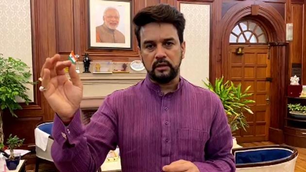 Union Minister of State for Finance Anurag Thakur in New Delhi. (ANI) Union Minister of State for Finance Anurag Thakur in New Delhi. (ANI)
