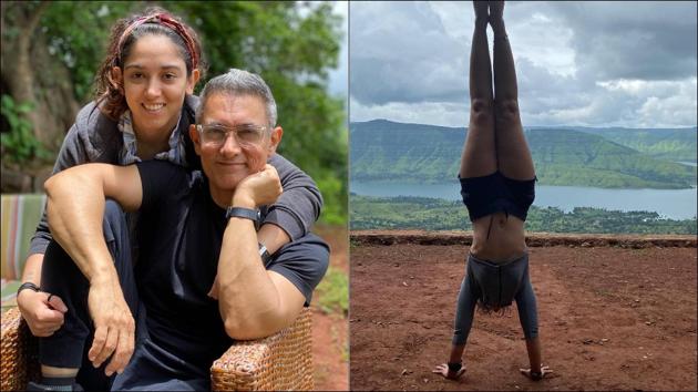 Ira Khan makes fans’ jaws drop in awe with her neat handstand in Panchgani (Instagram/khan.ira)