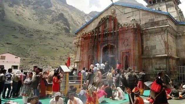 The priests have been protesting against the formation of Char Dham Devasthanam Management Board since June. (HT Photo)