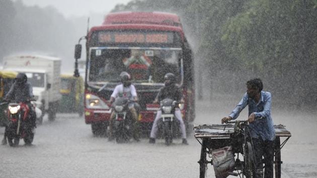 Skymet Weather, a private weather forecasting company, has said the low-pressure area could intensify into a depression.(Representational Photo/HT)