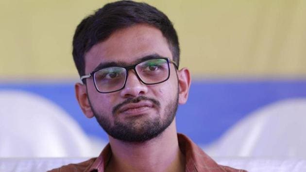 Khalid, a former JNU student leader, was arrested on Sunday night under UAPA.(Rahul Raut/HT file photo)