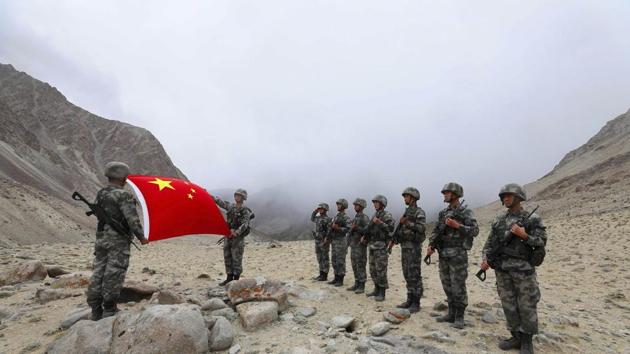 On the southern banks of Pangong Tso, the Chinese loudspeakers told Indian troops in chaste Hindi about the futility of being deployed at these heights in winter season on the whims of Indian politicians back in Delhi.(AP file photo. Representative image)