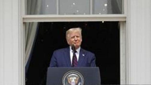 President Donald Trump’s June 22 proclamation declaring foreign workers a risk to the US labor market amid the coronavirus pandemic triggered pushback from workers and business groups.(Bloomberg) President Donald Trump’s June 22 proclamation declaring foreign workers a risk to the US labor market amid the coronavirus pandemic triggered pushback from workers and business groups.(Bloomberg)