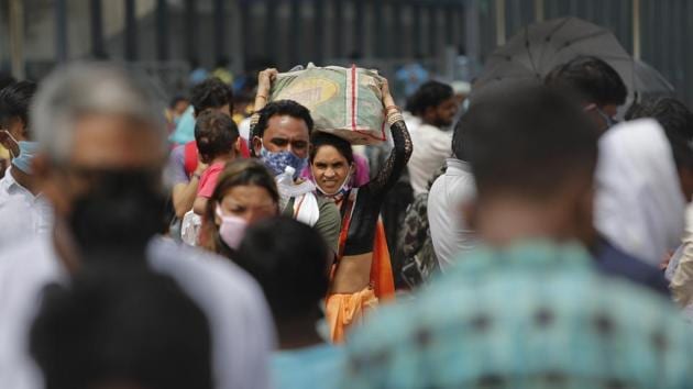 On the subsequent impact of the lockdown, the Opposition centred its critique on the suffering of migrant workers.(AP file photo)