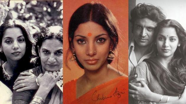 Shabana Azmi through the years.