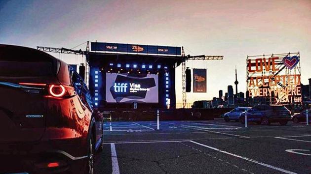 With borders still closed, only local cinephiles could attend events such as the drive-in screenings held during the pandemic edition of the Toronto film festival.(tiff_NET/instagram)