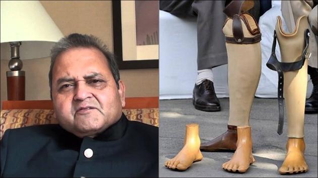 Jaipur Foot USA announces free artificial limb fitment camp in Gujarat(Twitter/alokshikha/thefirstindia) Jaipur Foot USA announces free artificial limb fitment camp in Gujarat(Twitter/alokshikha/thefirstindia)