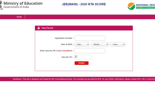 JEE Main Paper 2 Result 2020 declared JEE Main Paper 2 Result 2020 declared