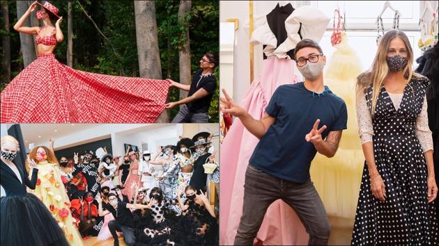 Christian Siriano flaunts Spring 2021 collection from backyard for New York Fashion Week(Instagram/csiriano)