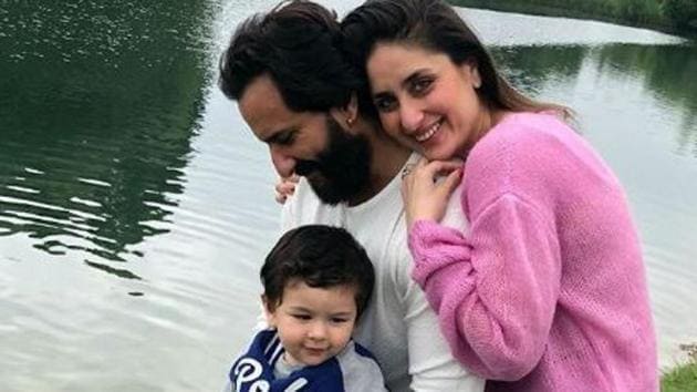 Happy Birthday Kareena Kapoor: The actor and Saif Ali Khan, with their son Taimur.