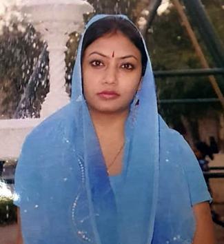 A file photo of Jyoti Rani, who was found murdered at her Sector 23 residence in Chandigarh.(HT Photo)