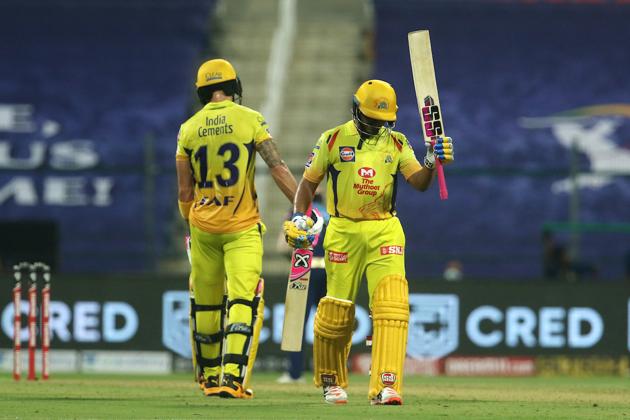 Faf du Plessis with Ambati Rayudu. (IPL/Twitter) Faf du Plessis with Ambati Rayudu. (IPL/Twitter)