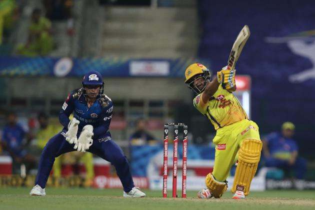 Ambati Rayudu hits a shot. (IPL/Twitter) Ambati Rayudu hits a shot. (IPL/Twitter)