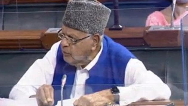 National Conference president Farooq Abdullah(ANI photo) National Conference president Farooq Abdullah(ANI photo)