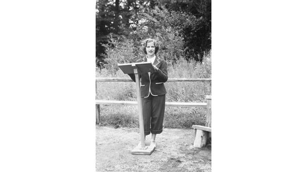 This image provided by the Supreme Court shows Ruth Bader Ginsburg in 1948. Ginsburg was born on March 15, 1933 in Brooklyn, New York, to Russian Jewish immigrants. (Supreme Court of the United States via AP) 