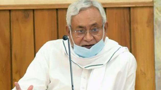 Bihar chief minister Nitish Kumar had announced an ex-gratia of Rs 4 lakh for  next of kin of people dying from  Covid-19 in the state. (HT Photo)