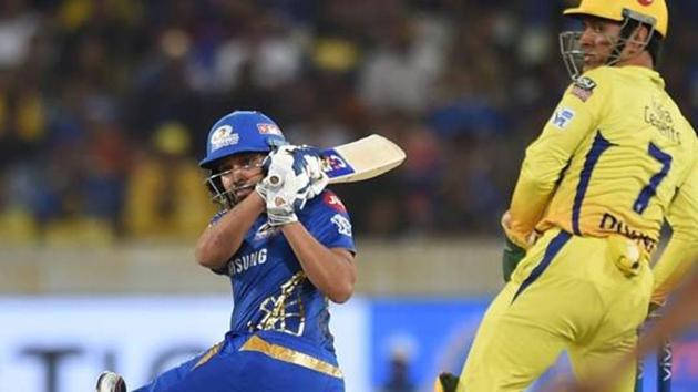 Mumbai Indians (MI) skipper Rohit Sharma plays a shot during the Indian Premier League 2019. (PTI) Mumbai Indians (MI) skipper Rohit Sharma plays a shot during the Indian Premier League 2019. (PTI)