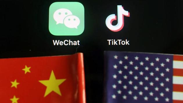 Its implementation comes just a day after the US Commerce Department stepped up the pressure by ordering a ban on downloads of video app TikTok and effectively blocking use of WeChat, the Chinese super-app.(Reuters file photo) Its implementation comes just a day after the US Commerce Department stepped up the pressure by ordering a ban on downloads of video app TikTok and effectively blocking use of WeChat, the Chinese super-app.(Reuters file photo)