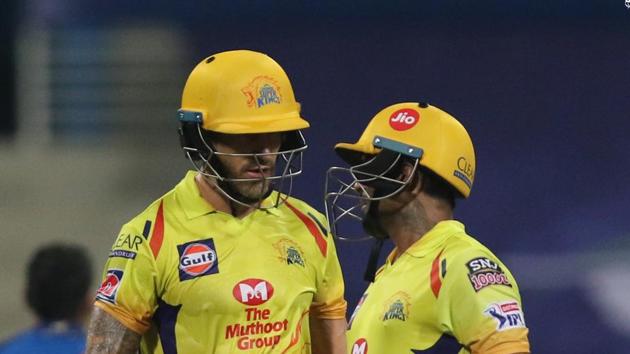 Faf du Plessis and Ambati Rayudu. (CSK/Twitter)
