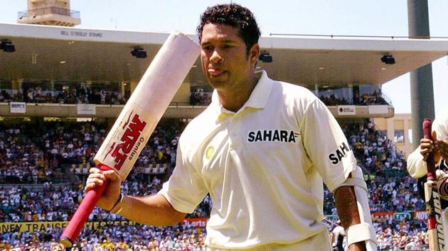 Sachin Tendulkar scored a masterful 241 not out against Australia in the 2004 Sydney Test.(Getty Images)