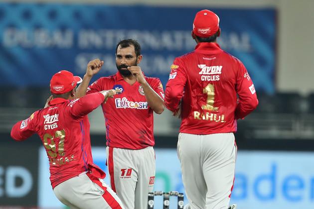 Mohammed Shami celebrates a wicket. (IPL/TWitter) 