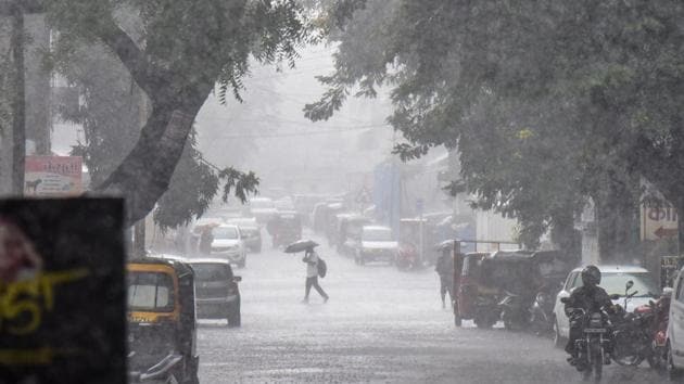 The southern states of Karnataka, Andhra Pradesh and Telangana received up to 50% excess rain during the same period with Chitradurga district in Karnataka seeing 245% excess rainfall.(Sanket Wankhede/HT Photo. Representative image)