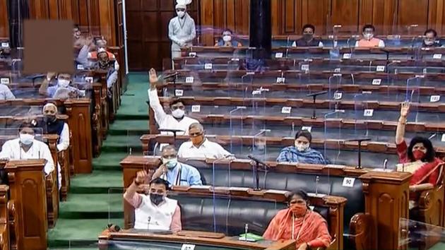 So far, 11 out of 20 bills have been cleared by the Lok Sabha and 5 have been approved by both Houses. (LSTV/PTI Photo) So far, 11 out of 20 bills have been cleared by the Lok Sabha and 5 have been approved by both Houses. (LSTV/PTI Photo)