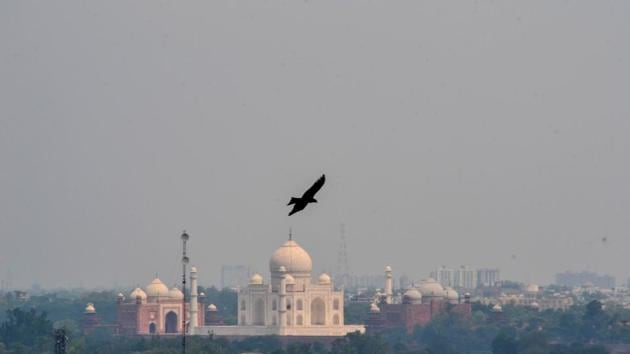 Taj Mahal to allow 5,000 tourists per day starting from tomorrow. The monument will remain closed on Fridays and Sundays.(PTI)