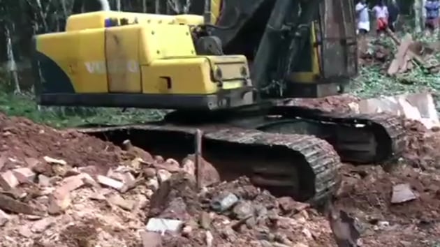 Two labourers were killed after an explosion at a quarry in Malayattoor area of Ernakulam district today.(ANI Photo) Two labourers were killed after an explosion at a quarry in Malayattoor area of Ernakulam district today.(ANI Photo)