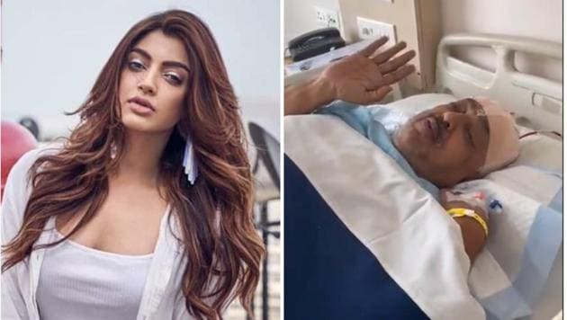 Akanksha Puri’s father recently underwent a brain surgery.