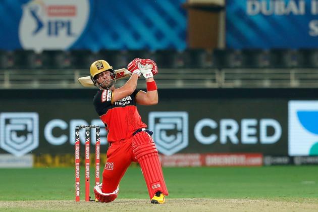 AB de Villiers goes for the big one. (IPL/TWitter) AB de Villiers goes for the big one. (IPL/TWitter)
