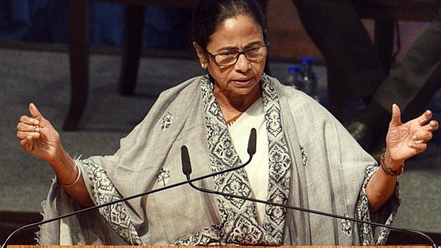 West Bengal chief minister Mamata Banerjee lashed out at the BJP after eight opposition MPs were suspended in the Rajya Sabha on Monday (ANI) West Bengal chief minister Mamata Banerjee lashed out at the BJP after eight opposition MPs were suspended in the Rajya Sabha on Monday (ANI)