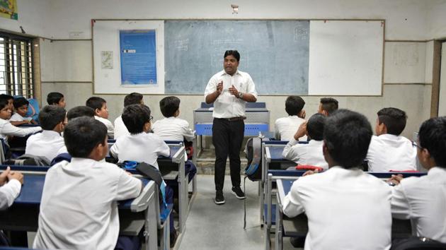 The SOP states that students from classes 9 to 12 will come to schools, while all other classes will remain suspended. (Representational Photo/HT) The SOP states that students from classes 9 to 12 will come to schools, while all other classes will remain suspended. (Representational Photo/HT)