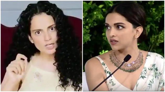 Kangana Ranaut has once again aimed her guns at Deepika Padukone.