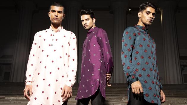 Kunal Rawal showcased his collection Hide & Seek at India Couture Week.