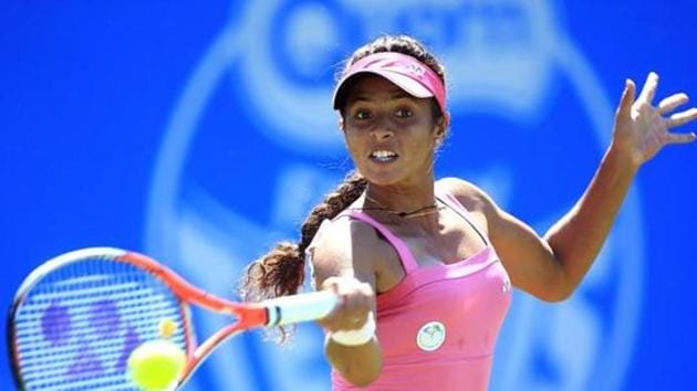 Ankita Raina of India. (Photo by Ben Hoskins/Getty Images for LTA)