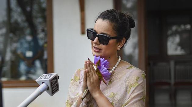 File photo: Bollywood actor Kangana Ranaut.(PTI)