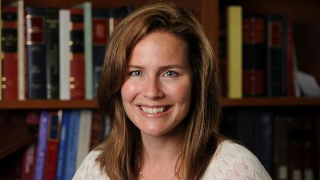 US Court of Appeals for the Seventh Circuit Judge Amy Coney Barrett is one of the frontrunners for the US Supreme Court judge seat which has been emptied due to the death of Ruth Bader Ginsburg. (via REUTERS)