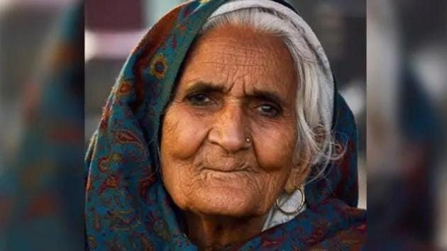 Eighty-two-year-old Bilkis became the face of the Shaheen Bagh protests last year. Eighty-two-year-old Bilkis became the face of the Shaheen Bagh protests last year.