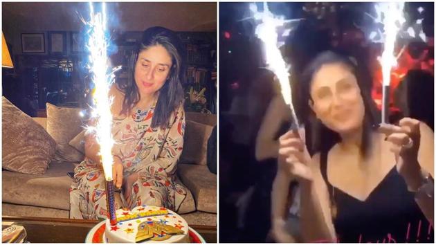 Kareena Kapoor sure loves her sparkling candles.