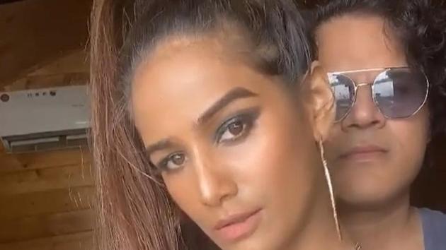 Poonam Pandey with Sam Bombay. Poonam Pandey with Sam Bombay.