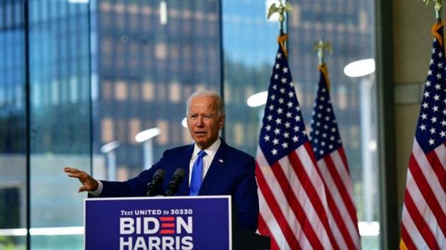 Hitting out at President Donald Trump, he said all the harmful actions on H-1B, racial injustice or climate crisis are a common threat. “This president makes things worse, not better,” Biden added. (Reuters file photo) Hitting out at President Donald Trump, he said all the harmful actions on H-1B, racial injustice or climate crisis are a common threat. “This president makes things worse, not better,” Biden added. (Reuters file photo)