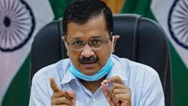 New Delhi: Delhi Chief Minister Arvind Kejriwal addresses a digital press conference, in New Delhi, Thursday, July 2, 2020. (PTI Photo)(PTI02-07-2020_000119B) (PTI)