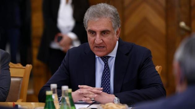 A file photo of Pakistani foreign minister Shah Mahmood Qureshi.(REUTERS)