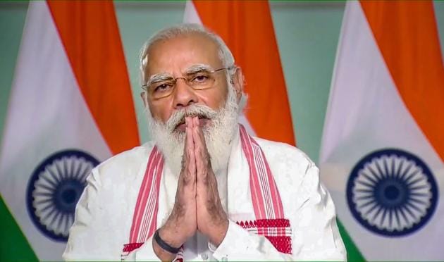 PM Modi to meet the CM of the seven states which are contributing largely to Covid-19 tally.(PTI) PM Modi to meet the CM of the seven states which are contributing largely to Covid-19 tally.(PTI)