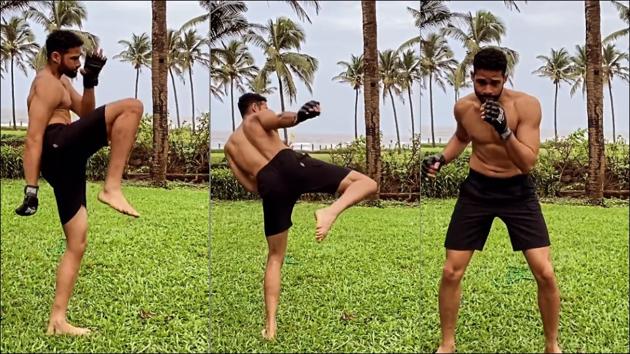 Siddhant Chaturvedi’s sizzling warm-up in Goa will brush aside your mid-week blues(Instagram/siddhantchaturvedi)