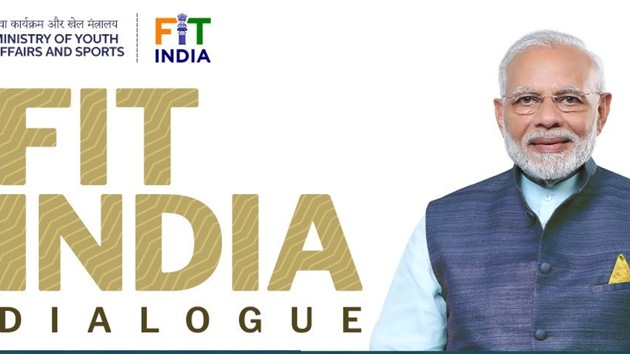 Prime Minister Narendra Modi will participate in a virtual dialogue to mark the one-year anniversary of Fit India Movement.(Twitter) Prime Minister Narendra Modi will participate in a virtual dialogue to mark the one-year anniversary of Fit India Movement.(Twitter)