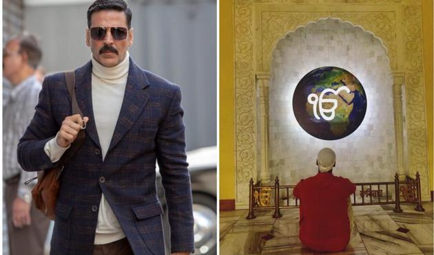 Akshay Kumar offered prayers at a gurdwara in Scotland.