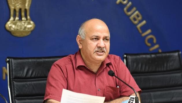 Sisodia is the second cabinet minister in the Arvind Kejriwal-led Delhi government to have tested positive for Covid-19. (Arvind Yadav/HT file photo) Sisodia is the second cabinet minister in the Arvind Kejriwal-led Delhi government to have tested positive for Covid-19. (Arvind Yadav/HT file photo)