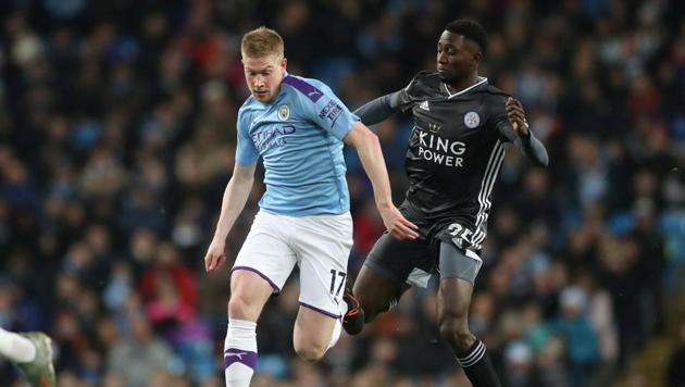 Manchester City's Kevin De Bruyne in action with Leicester City's Wilfred Ndidi.(Action Images via Reuters) Manchester City's Kevin De Bruyne in action with Leicester City's Wilfred Ndidi.(Action Images via Reuters)